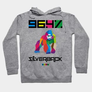 96.4% Silverback Geometric colour gym apparel Hoodie